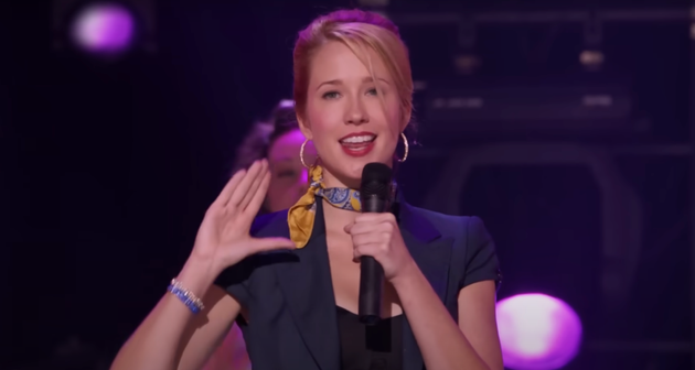 Anna Camp as Aubrey in the first Pitch Perfect movie