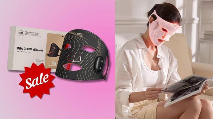 Reviewers love this red light therapy mask because they're experiencing actual results AND it's easy to use.