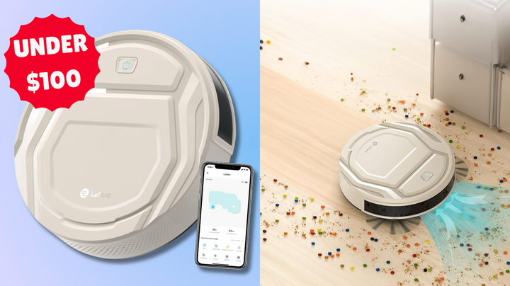 The Lefant pro-robot vacuum cleaner is under $100.