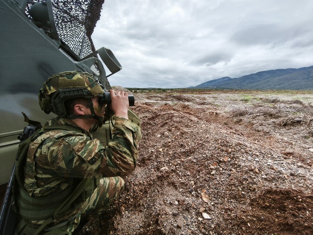 Στιγμιότυπο από την Τακτική Άσκηση Μετά Στρατευμάτων (ΤΑΜΣ) «ΔΗΜΟΚΡΙΤΟΣ-25»