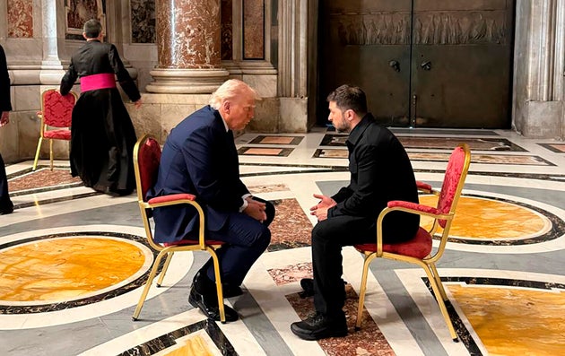 (Ukrainian Presidential Press Office via AP)