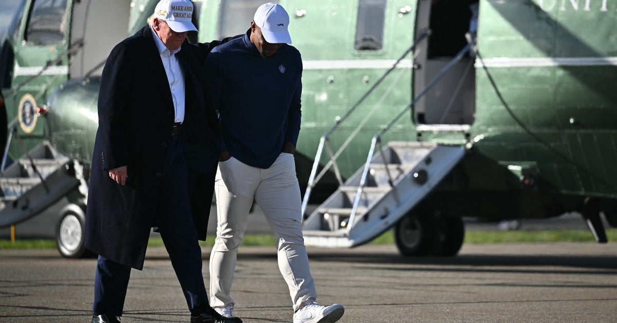 NextImg:NFL Superstar Joins Donald Trump On Marine One And At Country Club