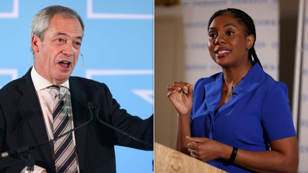 Nigel Farage and Kemi Badenoch
