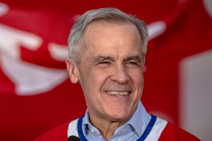 Canadian Prime Minister and Liberal leader Mark Carney speaks during a campaign rally in Laval, Quebec, Canada, on April 22, 2025.