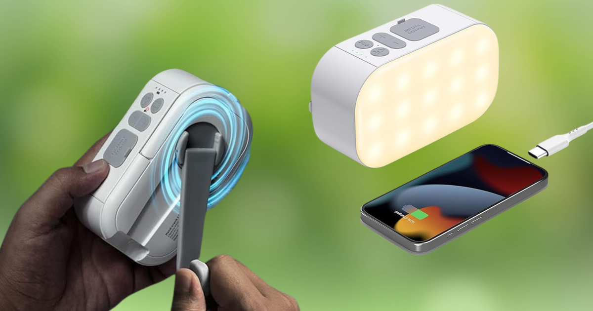 This $28 Hand-Crank Portable Power Generator Is A Must-Have In Emergencies
