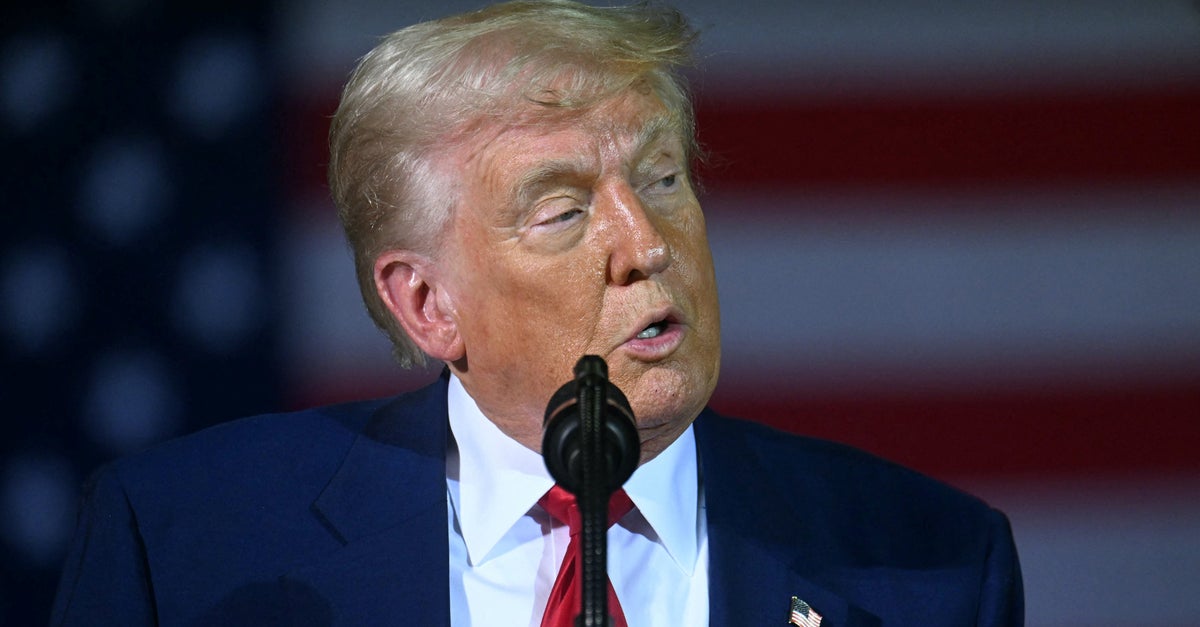 Trump Dismisses 'Fake' Polls Showing His Approval Rating At Record Lows