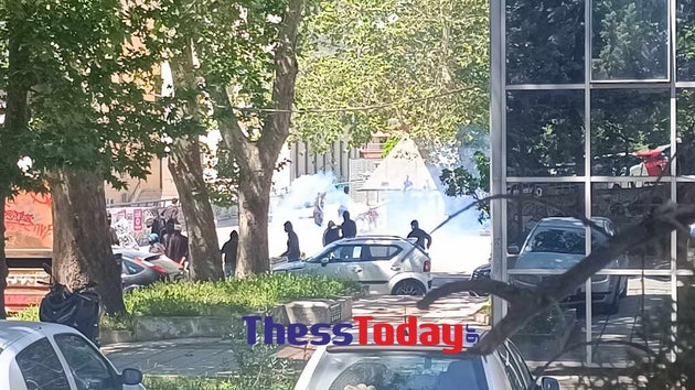 Κουκουλοφόροι σε χώρους του ΑΠΘ