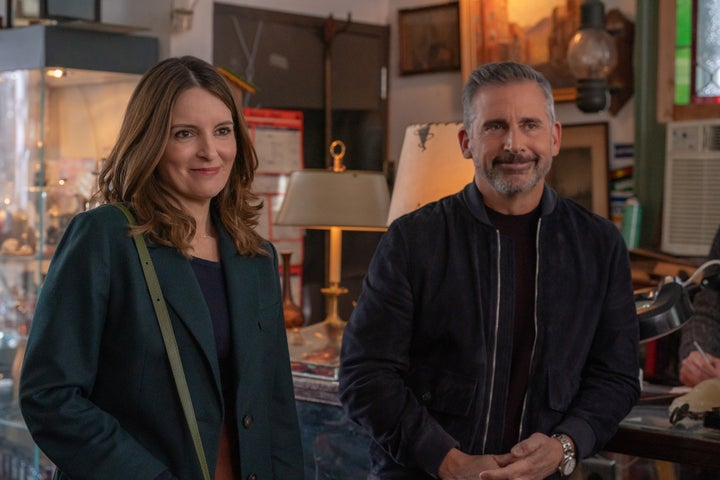 Tina Fey as Kate and Steve Carell as Nick in "The Four Seasons."