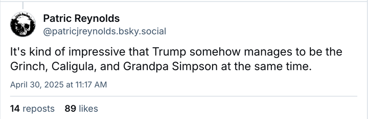 BlueSky post: https://bsky.app/profile/patricjreynolds.bsky.social/post/3lo2frhiaec2i