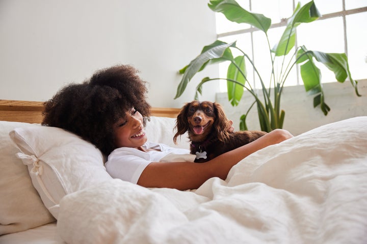 Be mindful of the spread of microbes in your bed, especially if you share it with a pet.