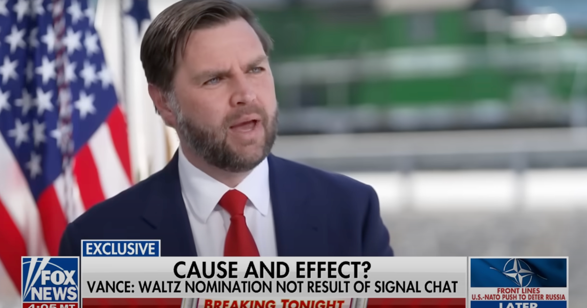 JD Vance Puts A Spin On Mike Waltz’s Removal As National Security Adviser