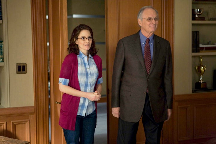 Tina Fey and Alan Alda in 30 Rock