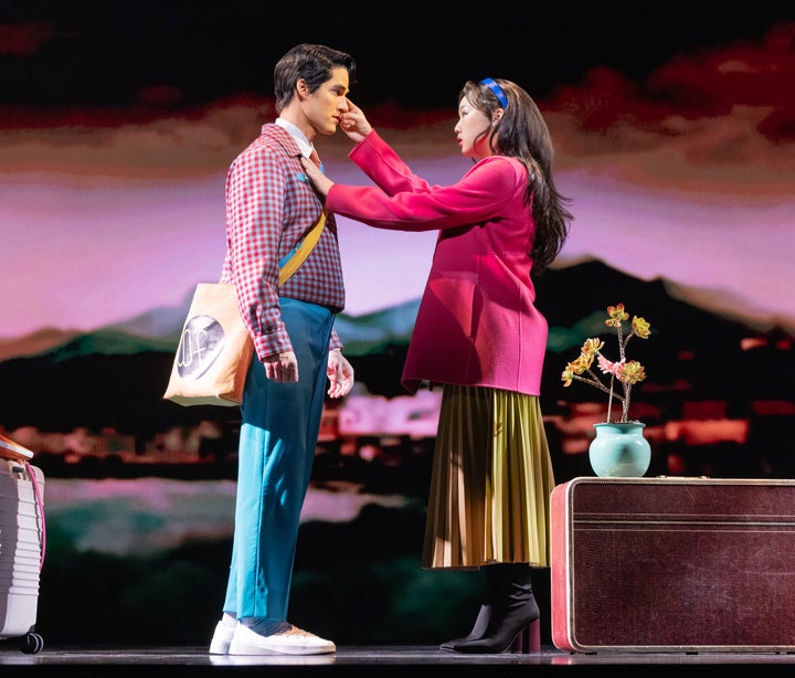 Darren Criss and Helen J Shen star in "Maybe Happy Ending."