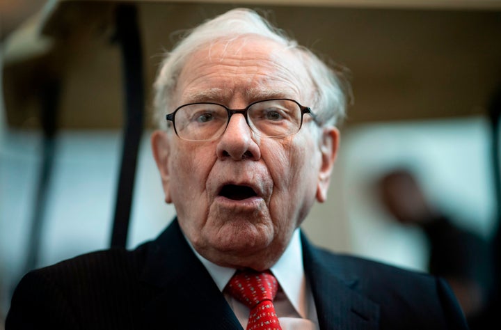 Warren Buffett, CEO of Berkshire Hathaway, attends the annual shareholders meeting in Omaha, Nebraska, May 3, 2019.