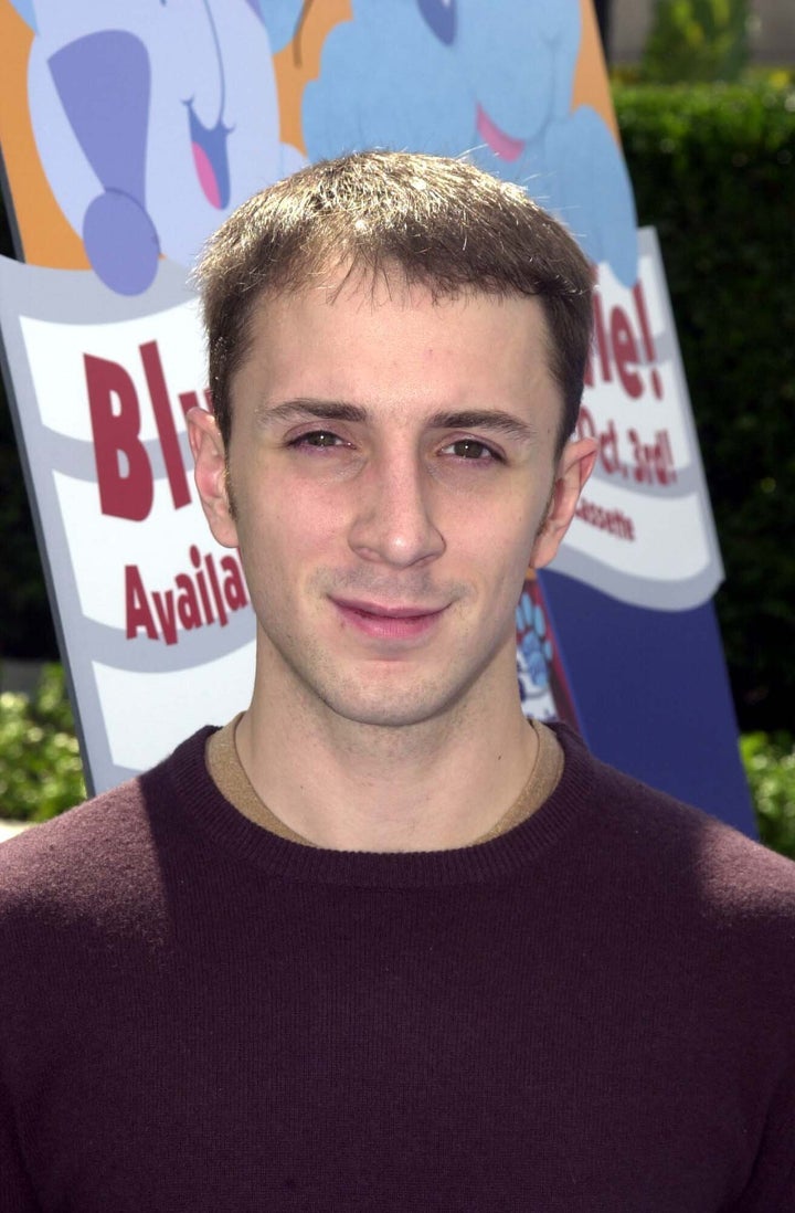 Steve Burns during Blue's Big Musical Movie Premiere in Hollywood, California, United States. (Photo by Jeff Kravitz/FilmMagic, Inc)