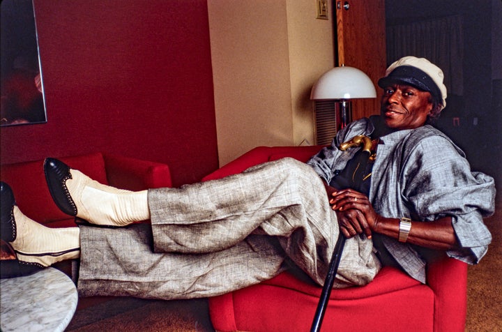 American Jazz musician, bandleader, and composer Miles Davis in 1984.