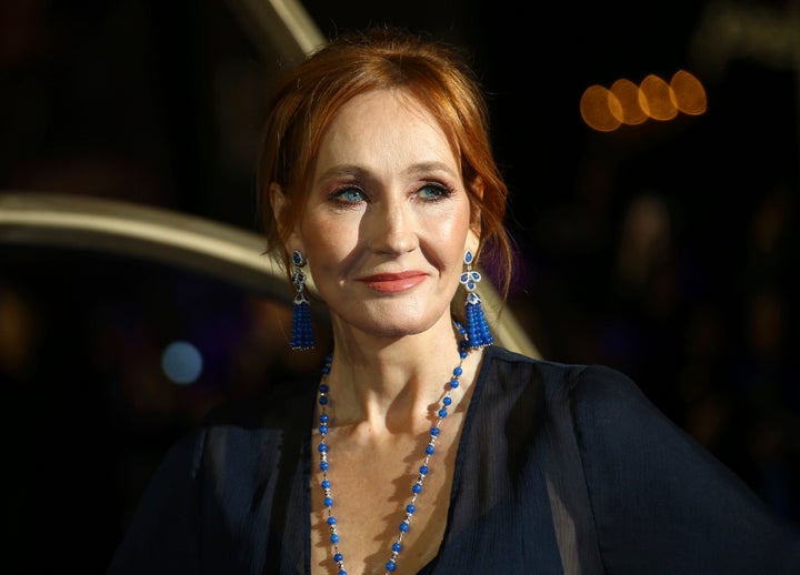 J.K. Rowling arrives at the premiere of "Fantastic Beasts: The Crimes of Grindelwald" in 2018 in London.