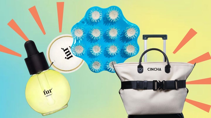 Fur Oil, a hair-grabbing tool and the Cincha travel belt. 