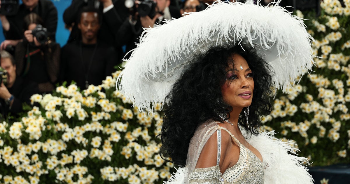 Diana Ross Shuts Down The Met Gala With Endless Train That Includes 1 Special Detail