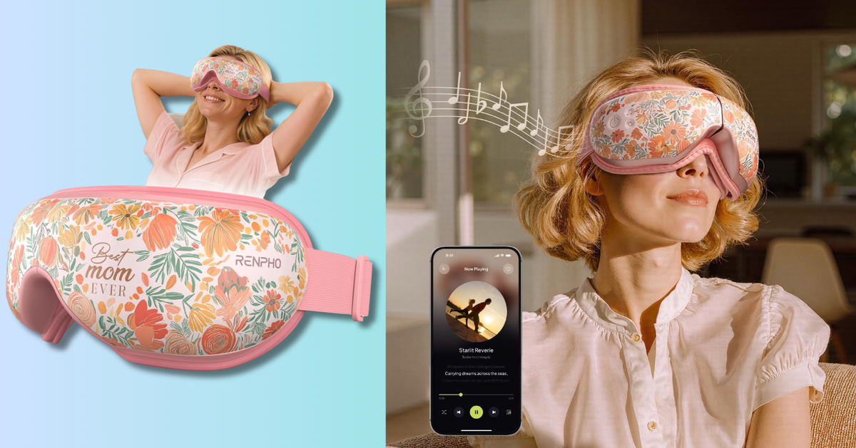This Cordless Heated Eye Mask For Dry Eyes Is On Sale