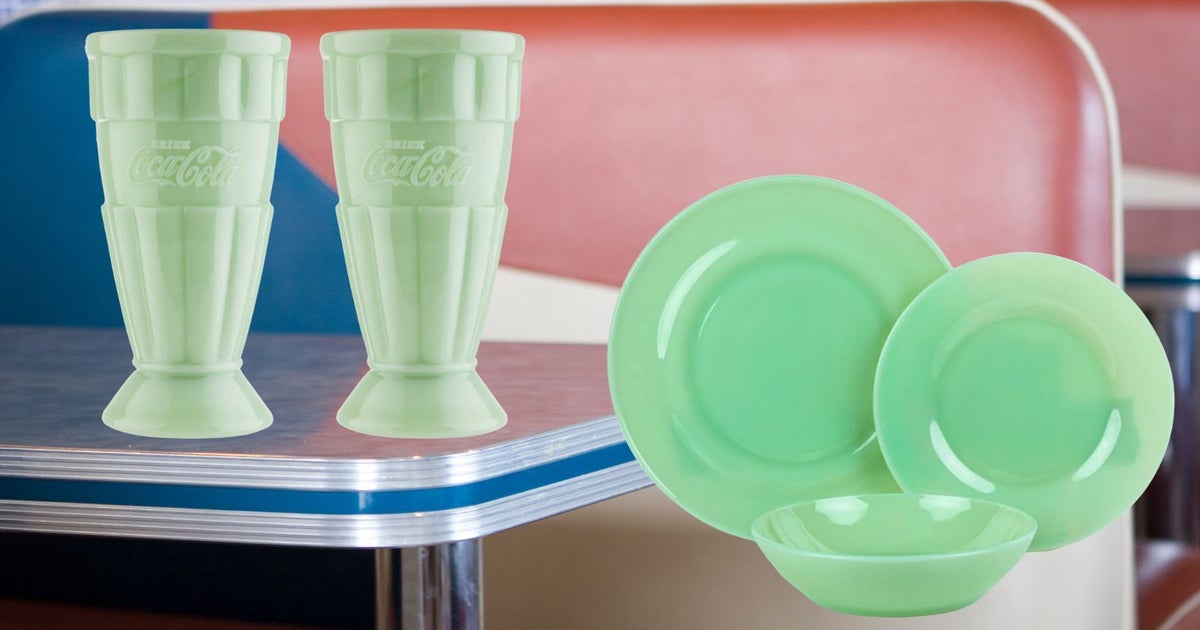 Meet Walmart's Treasure Trove Of Vintage-Style Jadeite Glassware