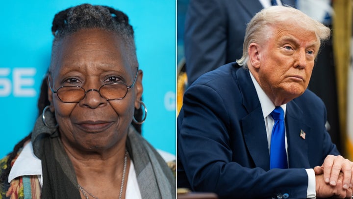 WHOOPI GOLDBERG asks 1 President Donald Trump, on the right, is making actor and comedian whoopi Goldberg question his sanity.