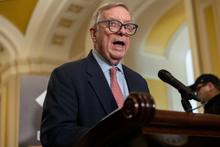 Senate Minority Whip Dick Durbin (D-Ill.), seen last month, has called for a federal investigation into the pizza deliveries.