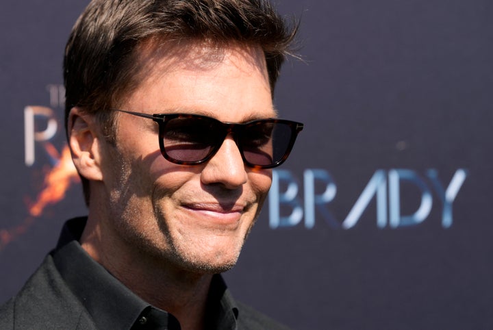 Brady, seen here posing for red carpet pictures ahead of last year's roast in Los Angeles.