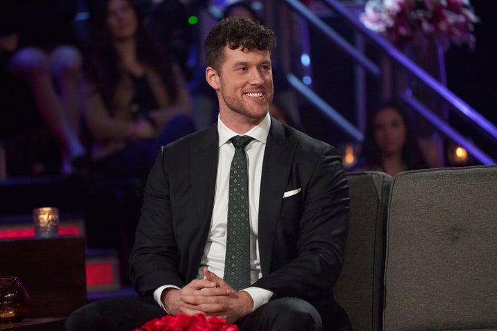 Clayton Echard appears on an episode of "The Bachelor: Women Tell All."