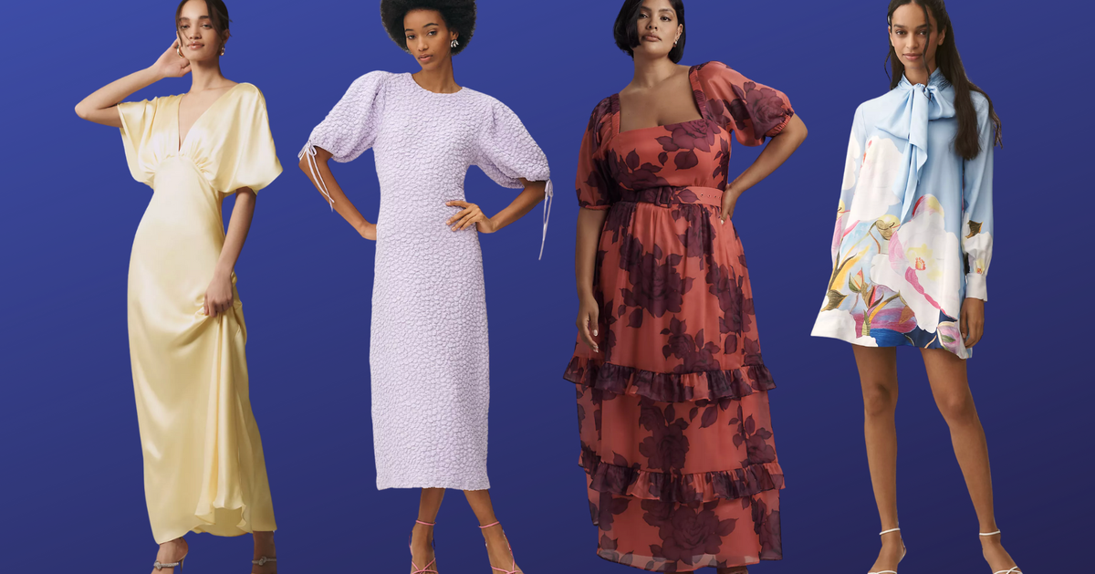 11 Anthropologie Dresses With Sleeves So Pretty, You’ll Forget You Ever Wanted To Go Strapless