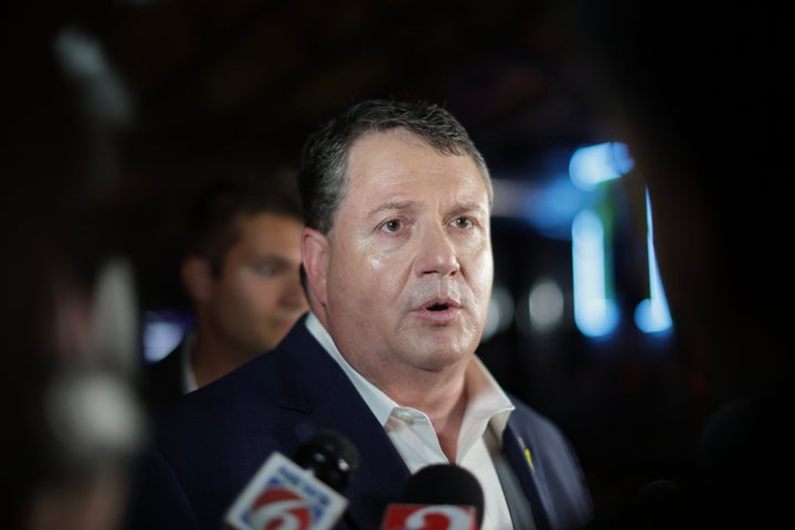 This GOP Lawmaker Simply Will not Cease Making Bigoted Feedback About Muslims 1 Randy Fine speaks with the media after winning the 6th District race to replace former U.S. Rep. Michael Waltz, on April 1, 2025, in Ormond Beach, Florida.