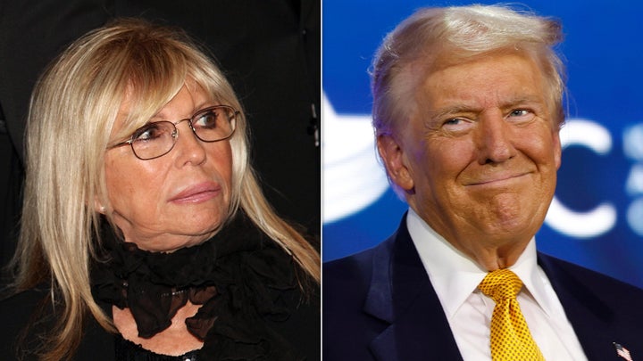 Nancy Sinatra and President Donald Trump.