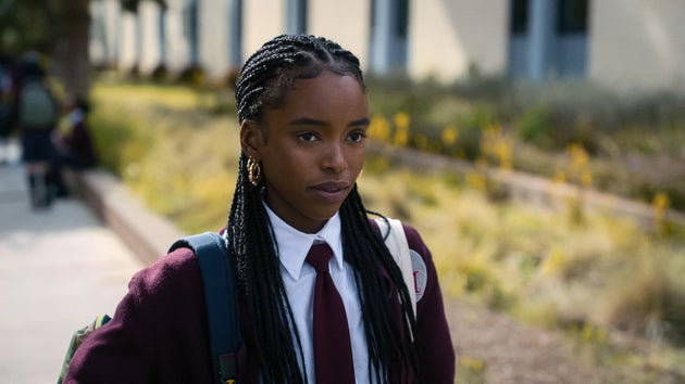 Lovie Simone as Keisha Clark in Netflix’s Forever, the TV adaptation of Judy Blume’s novel of the same name.