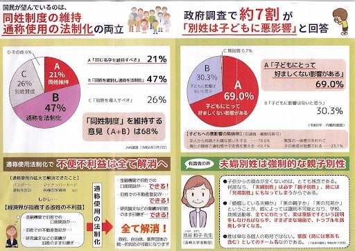 2025年5月3日日本会議大分が主催し、自民党大分県支部連合会が後援した「おおいた憲法フォーラム」で配られたチラシ