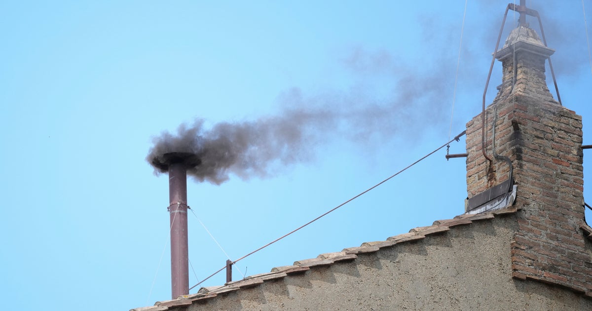 No New Pope Elected Yet After Black Smoke Pours Out Of Sistine Chapel's Chimney