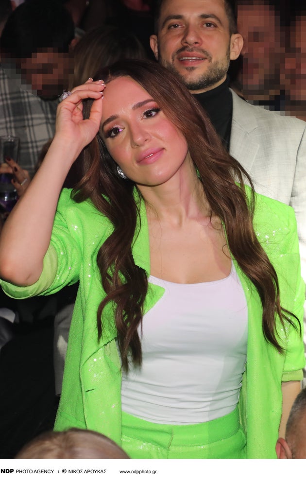 Η Καλομοίρα με τον σύζυγό της, Γιώργο Μπούσαλη.