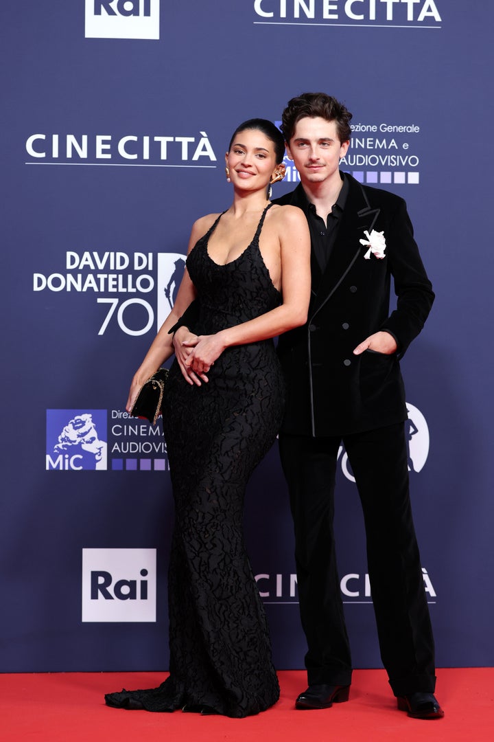 This is the first time the couple have walked the red carpet together. 