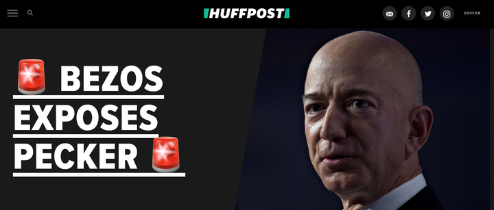 Arguably HuffPost's best pun ever, Feb. 7, 2019. Headline by Hayley Miller. 