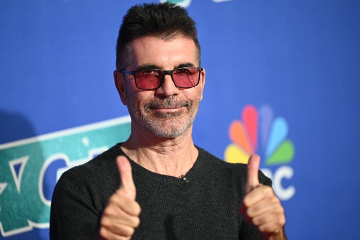 Simon Cowell on the red carpet for the premiere of "America's Got Talent" Season 20 on March 26 in Pasadena, California.