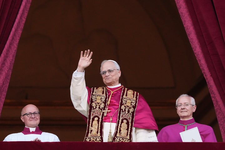 Cardinal Robert Prevost, who has chosen the name Pope Leo XIV, is seen Thursday at the Vatican after becoming the 267th pontiff of the Roman Catholic Church.