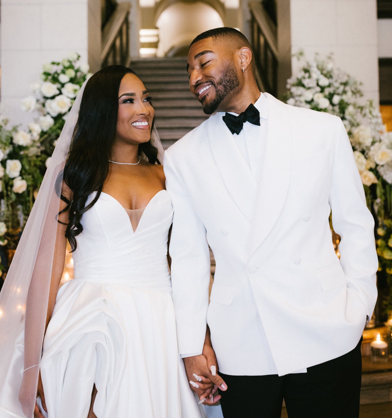 “Sweet Life: Los Angeles” stars Cheryl Des Vignes and Jerrold Smith II got married at The Majestic Downtown in Los Angeles on May 1.