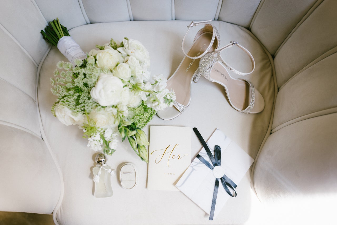 “Once we figured out exactly what it was we wanted, it wasn’t too bad,” Des Vignes says of planning their wedding. “I really enjoyed it. So much so that I might even make a side hustle out of it.”
