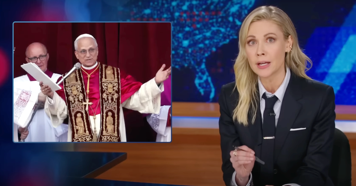 NextImg:'Daily Show' Spots The 1 Telling Sign That New Pope Is An 'Everyday American'