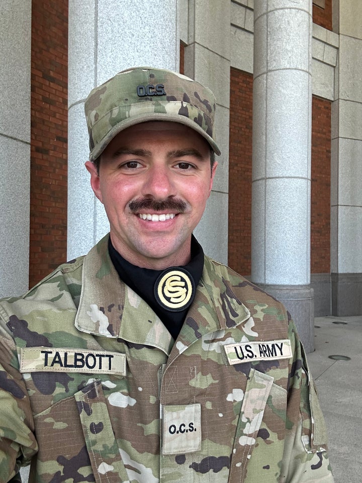 Nicolas Talbott, second lieutenant in the U.S. Army Reserve, said being open about who he is as he has pursued a career in the military has “created a gateway” to new conversations.