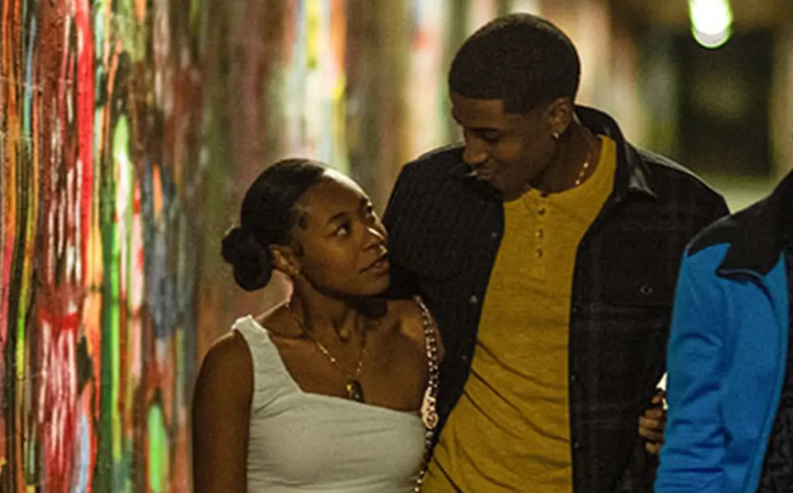 Jamila C. Gray (left) and Michael Cooper Jr (right) in On The Come Up