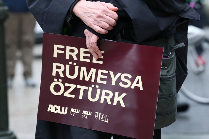 A district court judge released Rümeysa Öztürk on bail Friday after she had been detained for over six weeks.