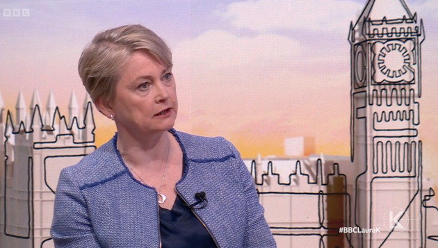 Yvette Cooper on BBC's Sunday with Laura Kuenssberg