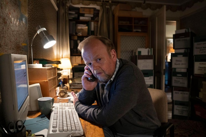 Toby Jones as Alan Bates in Mr Bates vs. The Post Office