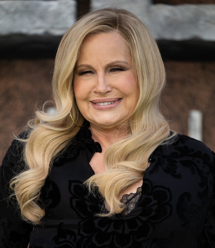Jennifer Coolidge, shown here at the March world premiere of "A Minecraft Movie" in London, spoke to graduates at Emerson College on Sunday.