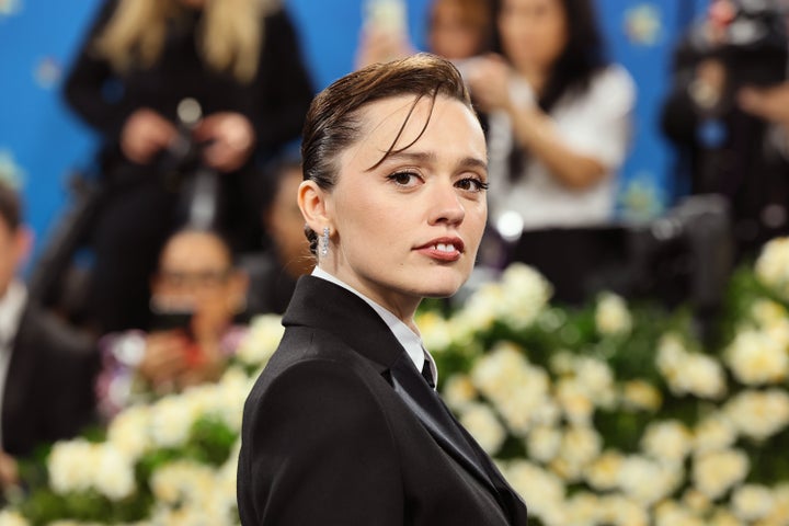 Aimee Lou Wood attends The 2025 Met Gala on May 5, 2025.